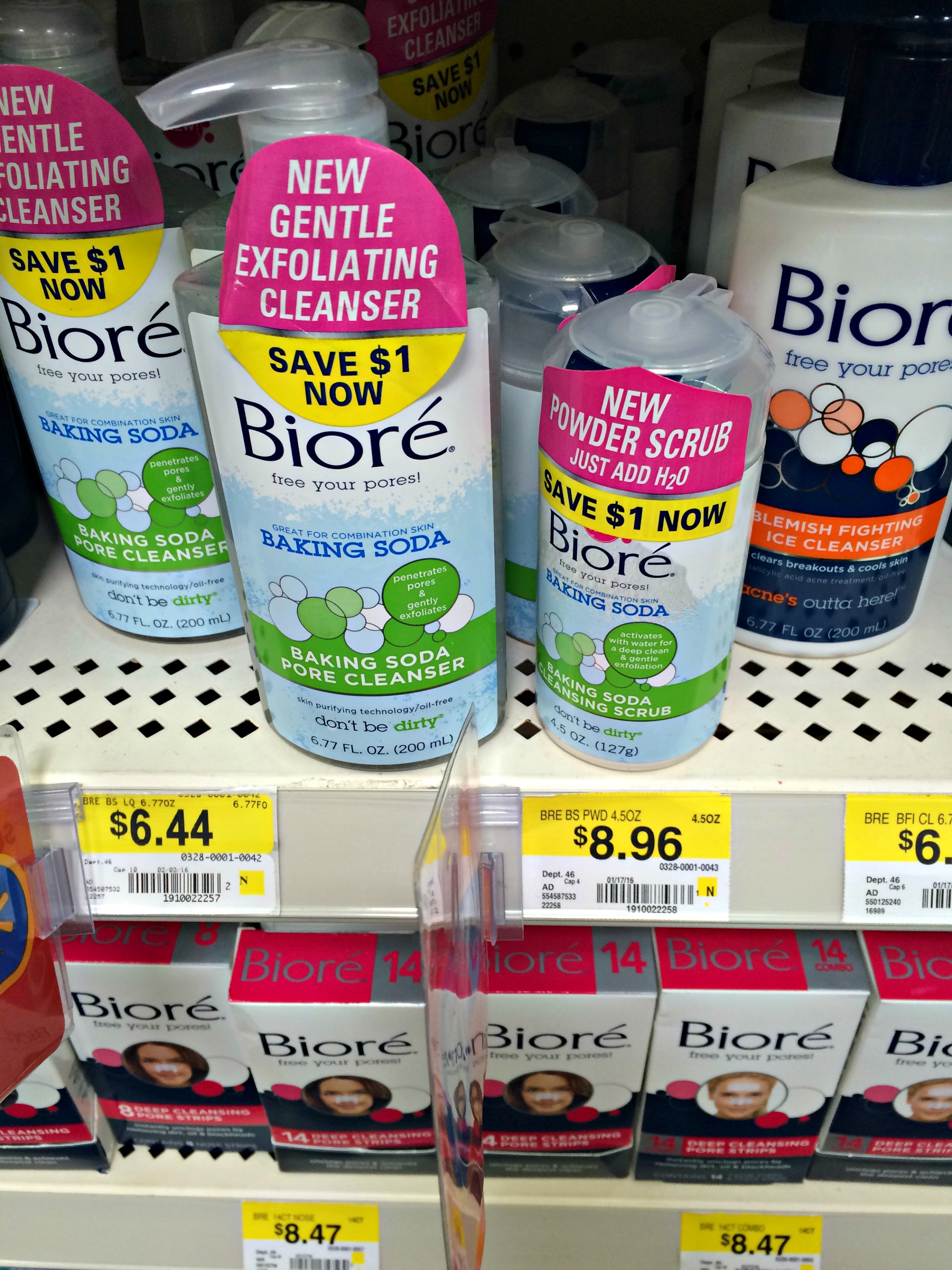 biore baking soda cleanser