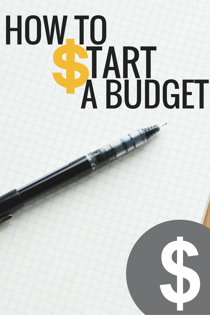 how to start a budget