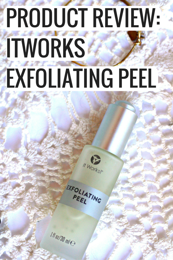 product review itworks exfoliating peel