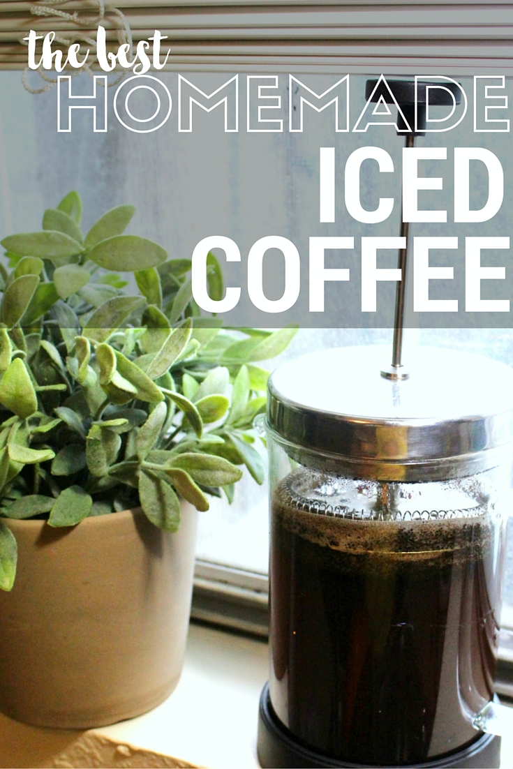 homemade iced coffee