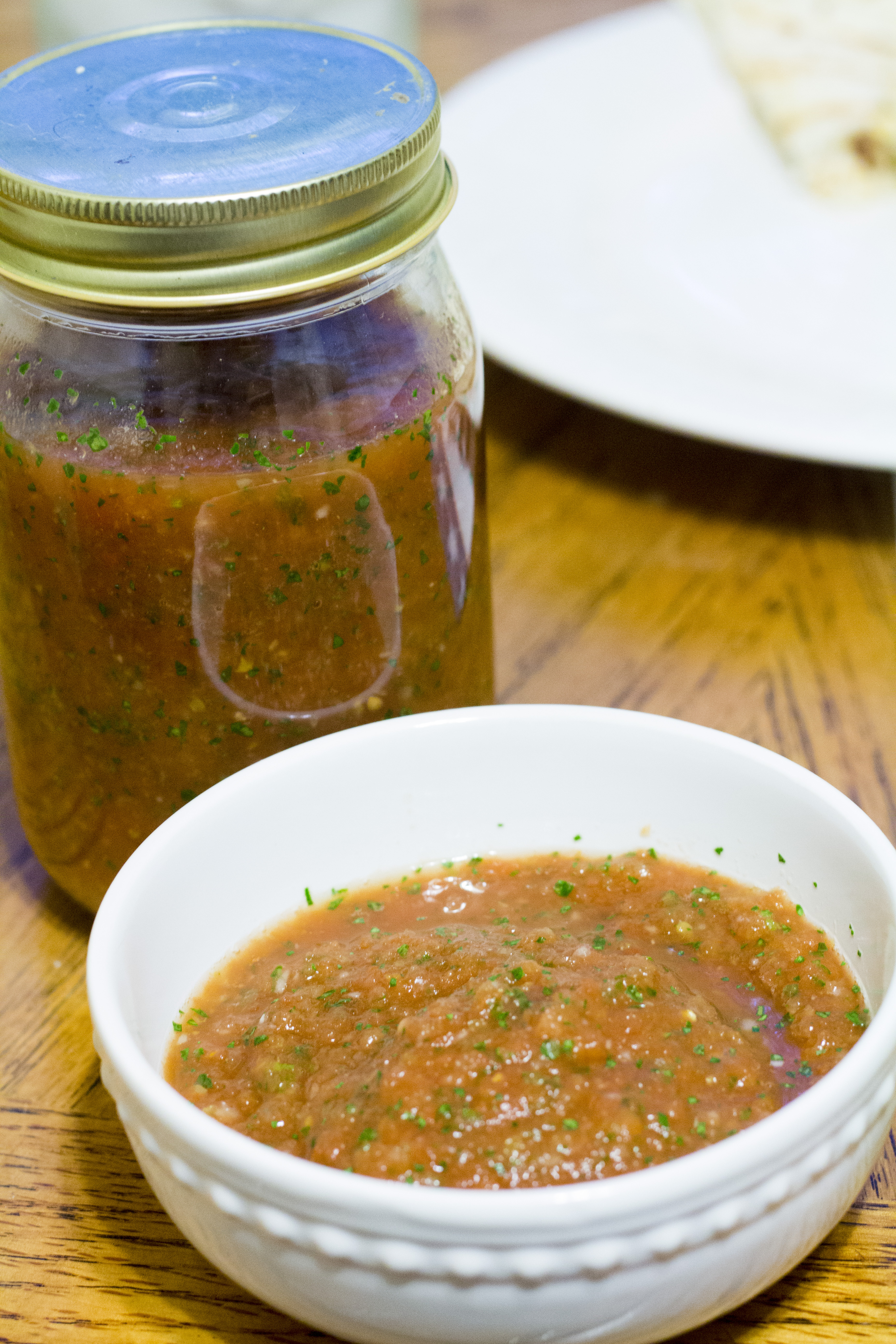 Homemade Salsa and Grilled Quesadilla Recipe