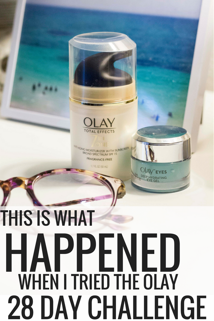 I tried the Olay 28 Day Challenge, and this is what happened