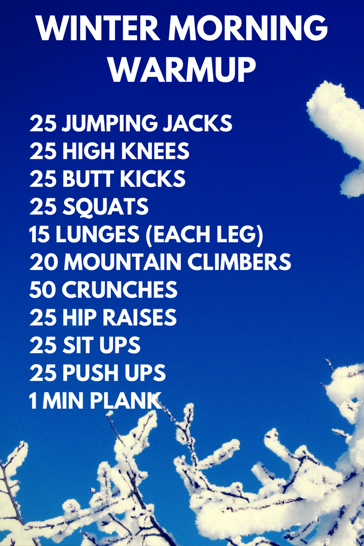 Winter Morning Workout Plan