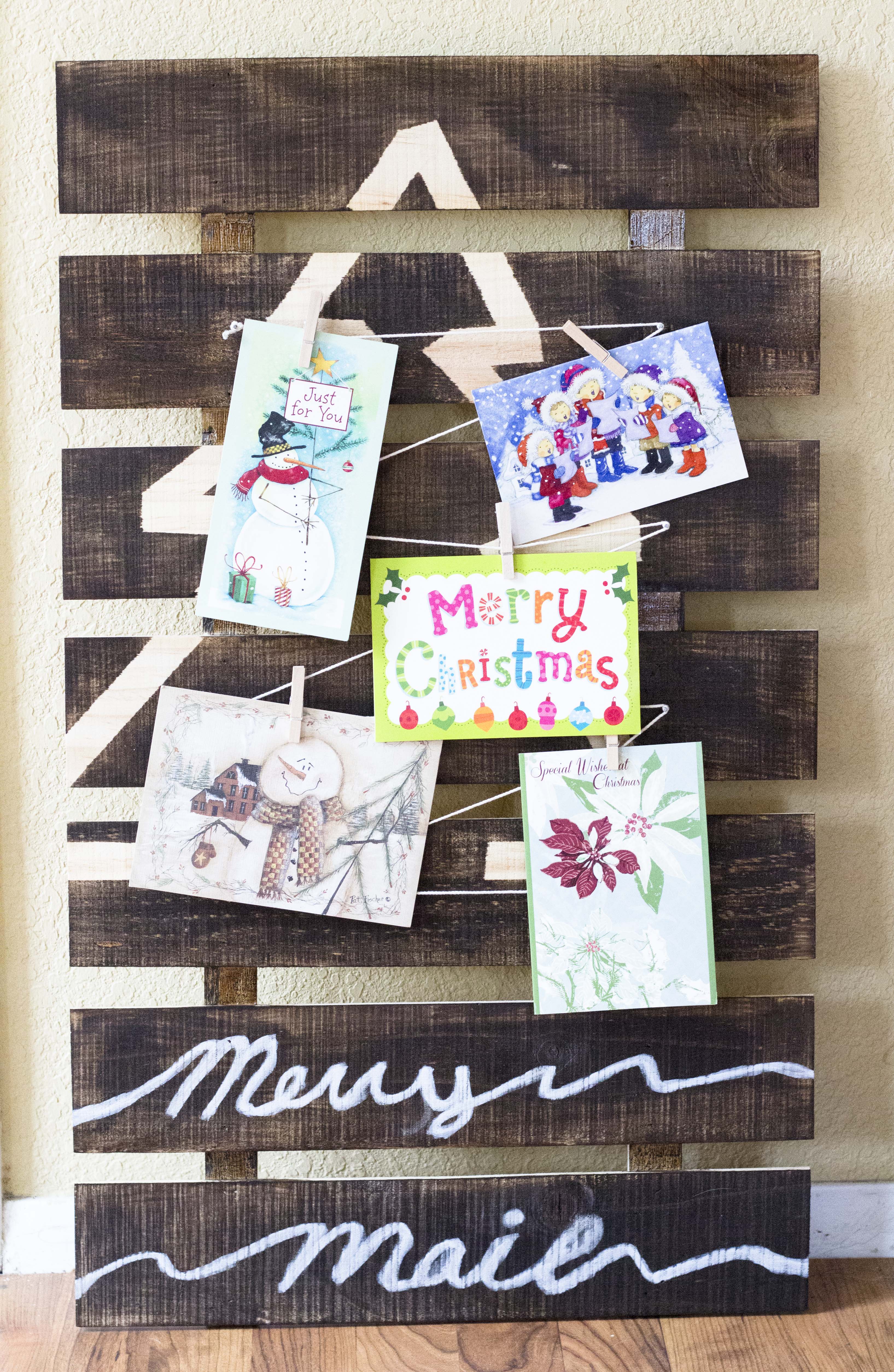 DIY Christmas Card Board