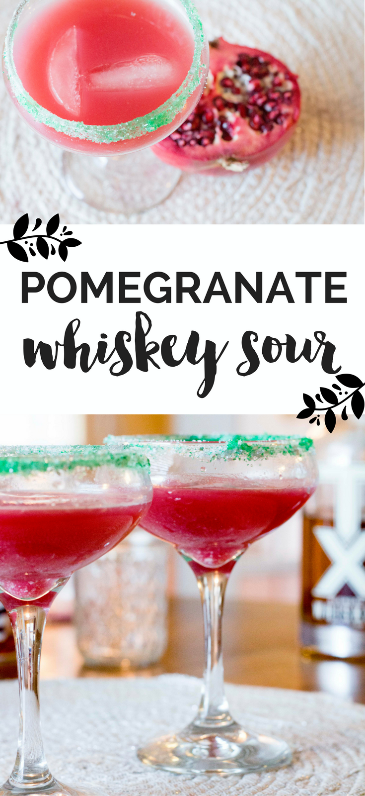 Pomegranate Whiskey Sour Recipe