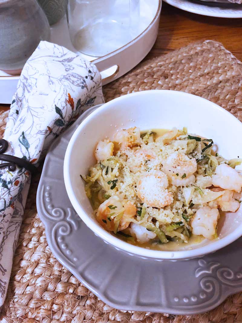 Zoodle Shrimp Scampi