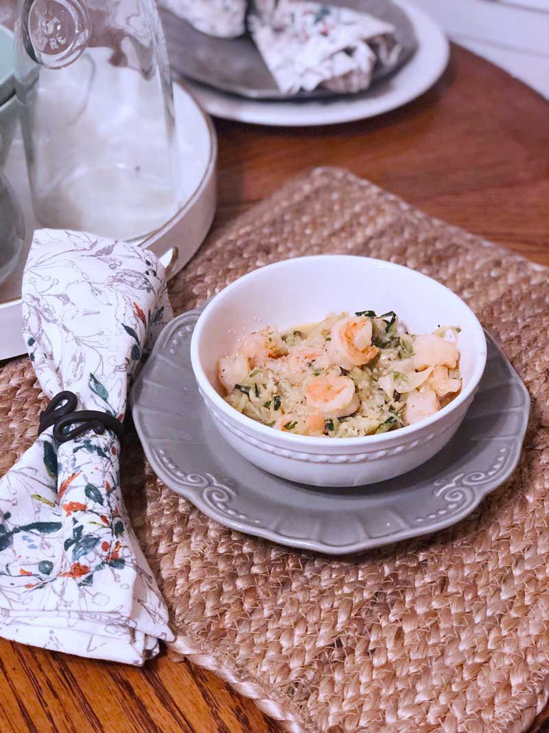 Zoodle Shrimp Scampi