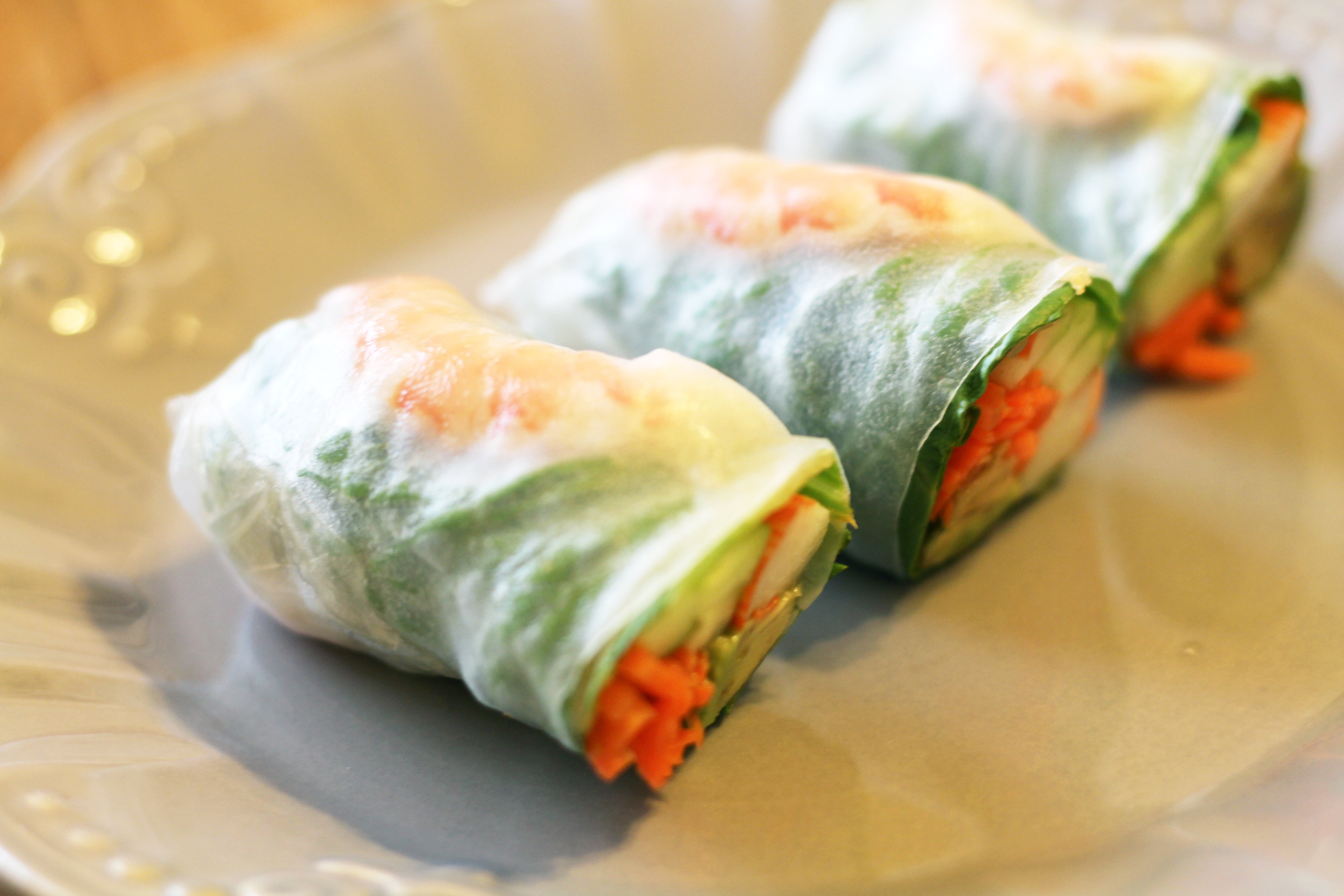 Vietnamese Spring Rolls with Crab and Shrimp