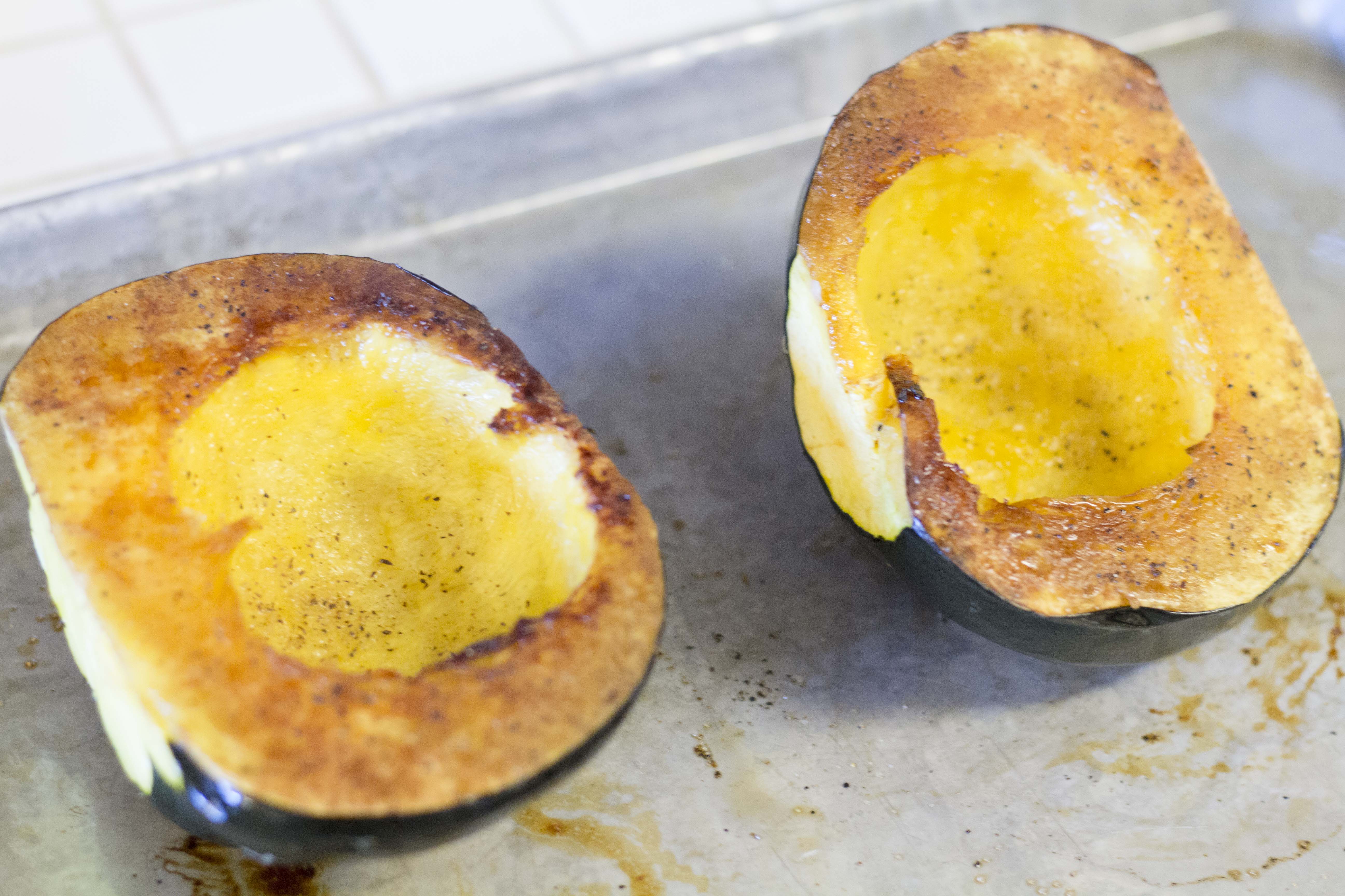 Turkey Stuffed Acorn Squash