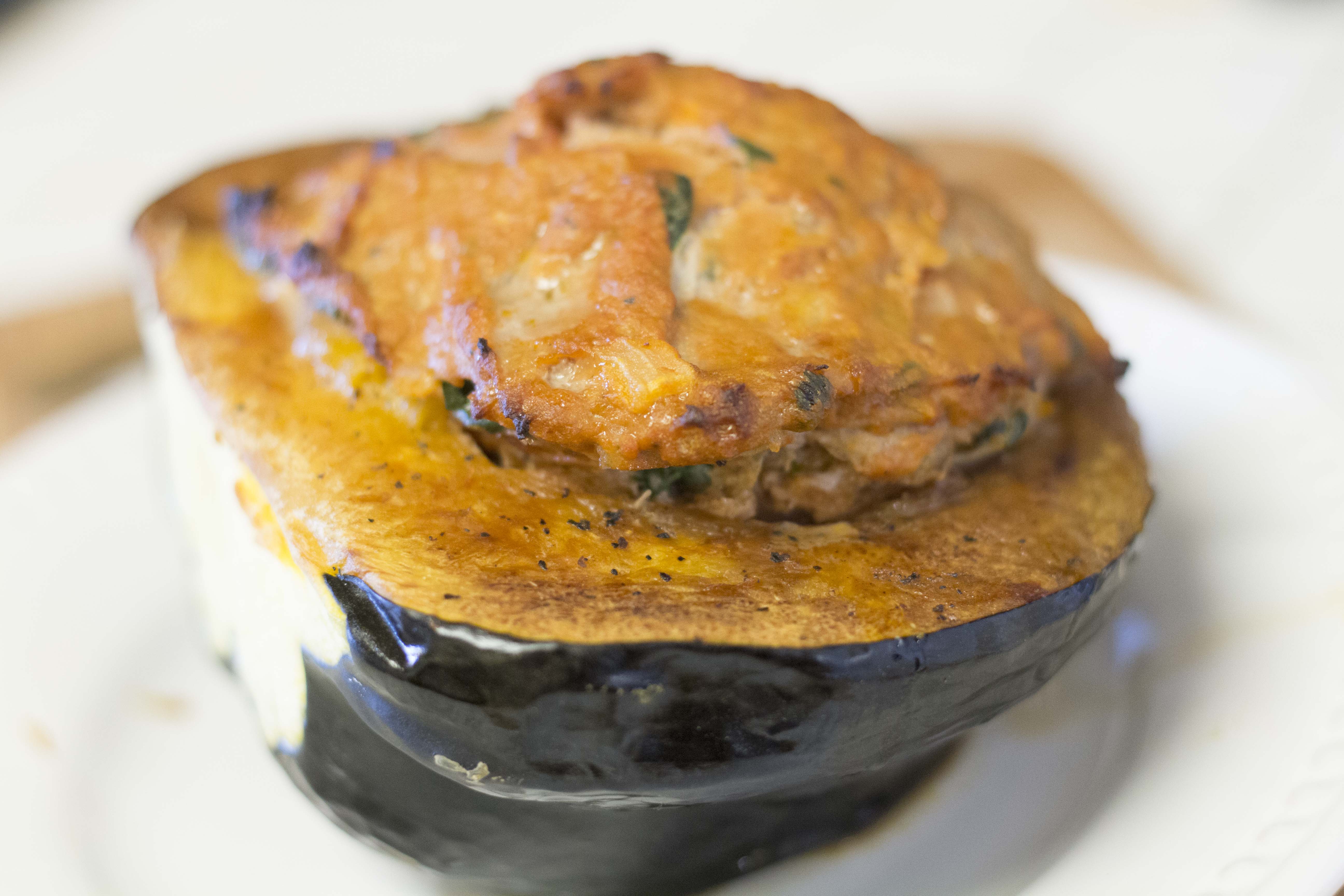 Turkey Stuffed Acorn Squash