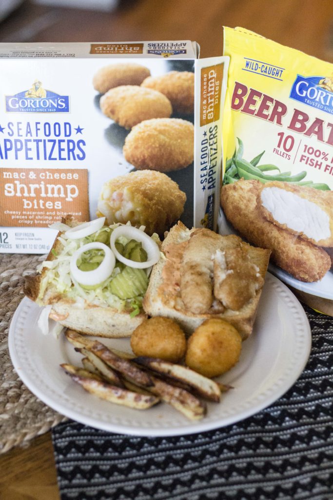 Fish Po'Boys with Homemade Oven Fries