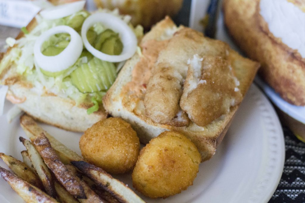 Fish Po'Boys with Homemade Oven Fries