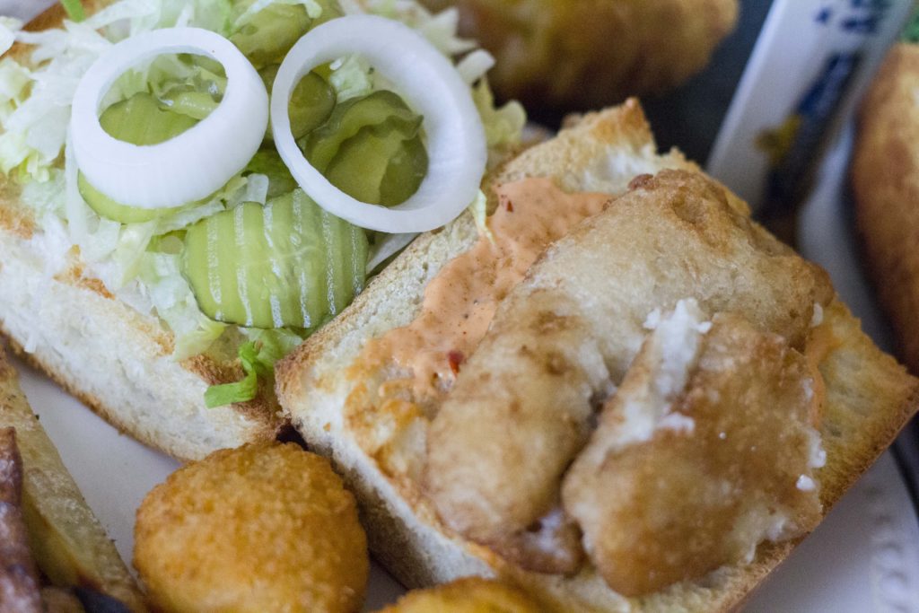 Fish Po'Boys with Homemade Oven Fries