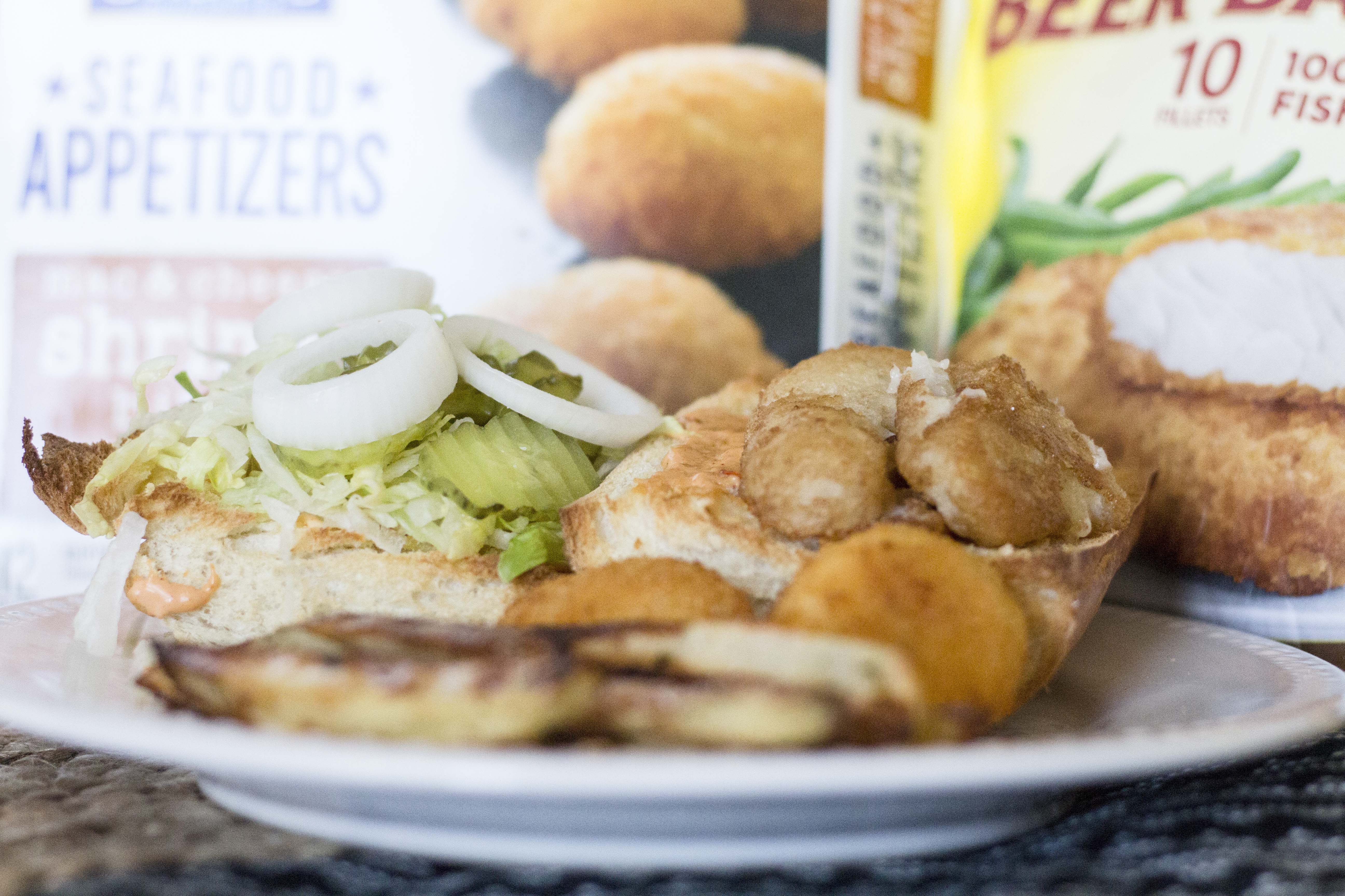 Fish Po'Boys with Homemade Oven Fries