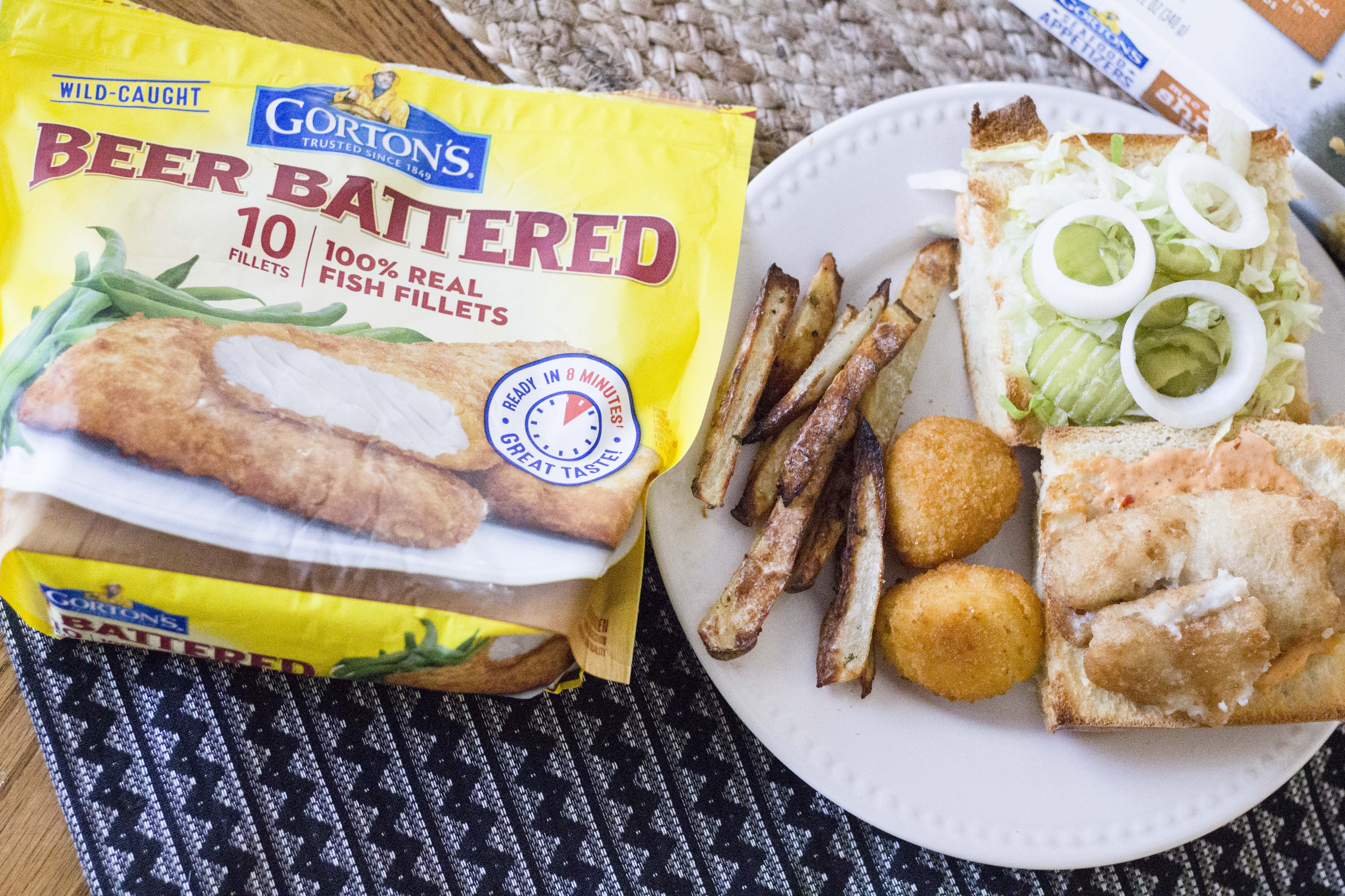 Fish Po'Boys with Homemade Oven Fries