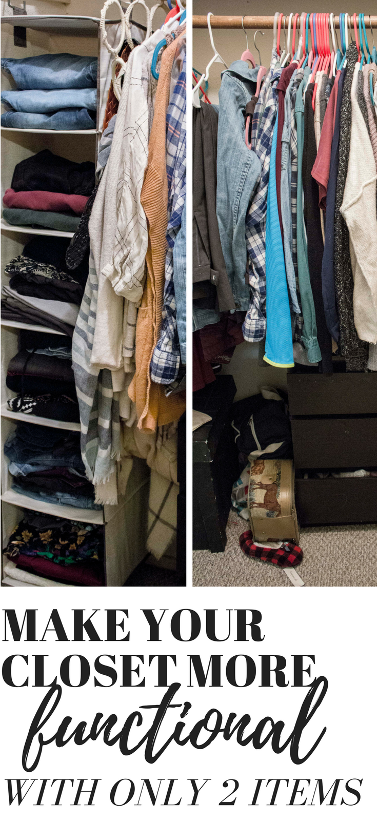  Make your Closet More Functional with Only 2 Items