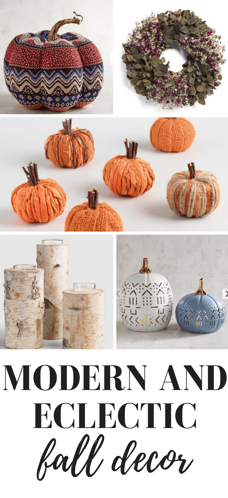 Modern and Eclectic Fall Decor for Your Home