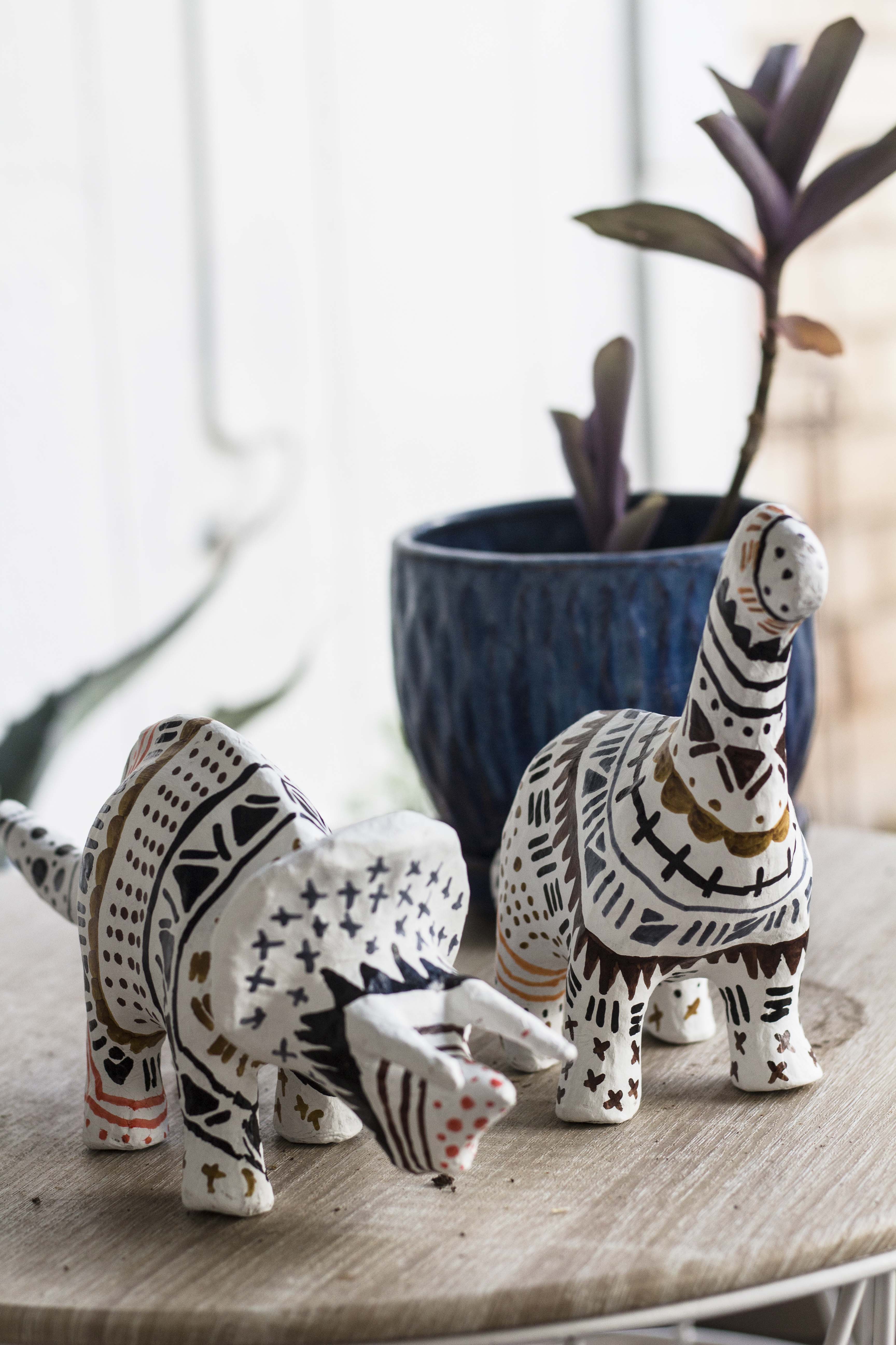 How to make chic, boho dinosaurs