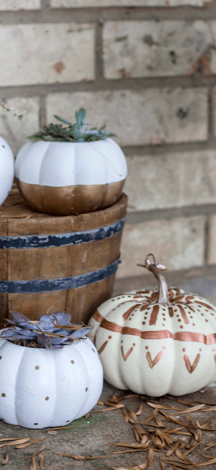 Bohemian painted pumpkins 