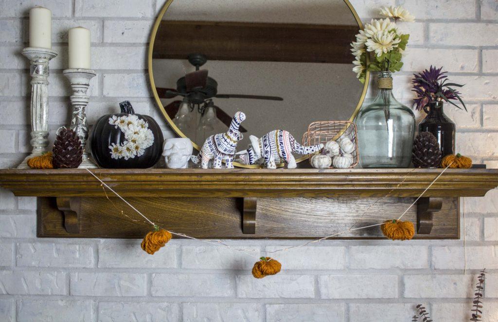 How to make yarn pumpkin garland