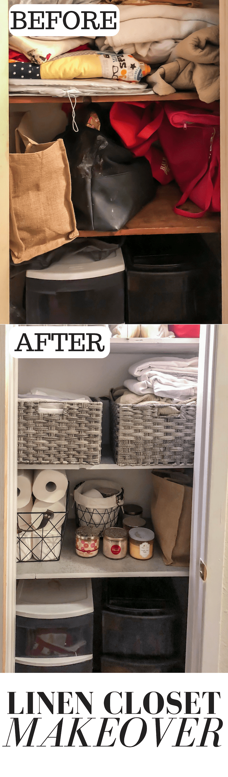 How I upgraded my linen closet in one day