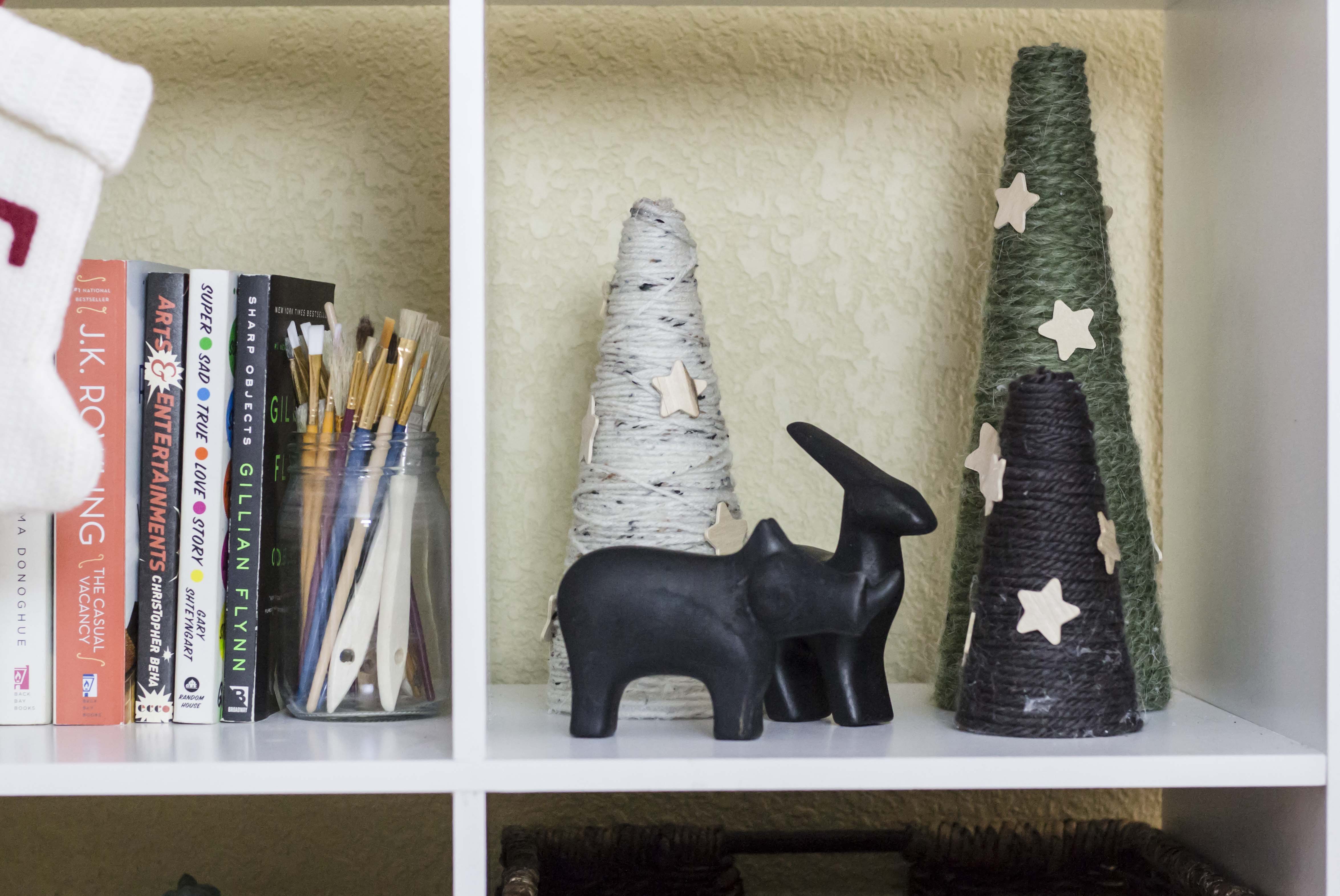 Decorate your home with these DIY Yarn Trees