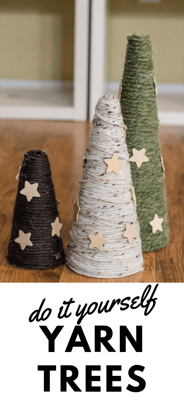 Decorate your home with these DIY Yarn Trees