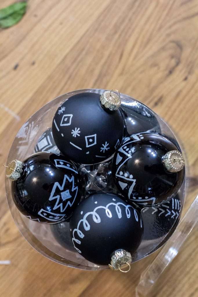 How  can get you these boho-inspired black tribal ornaments